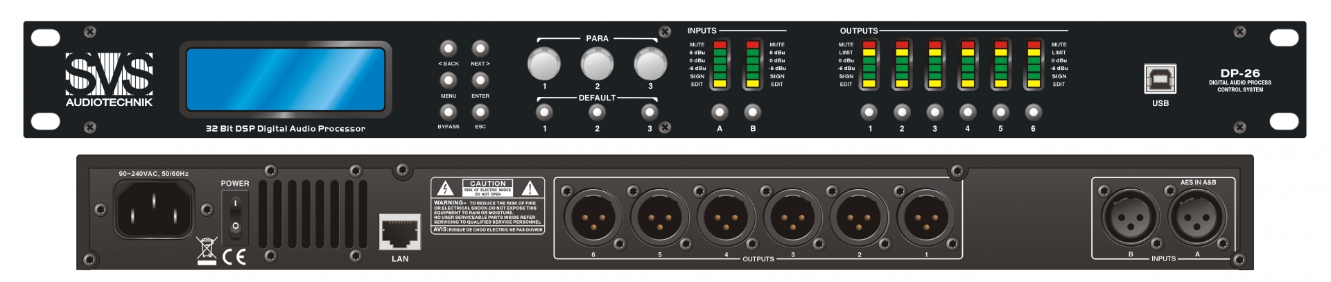 SVS Audiotechnik DP-26 Цифровой процессор: 2 входа 6 выходов в Качканаре