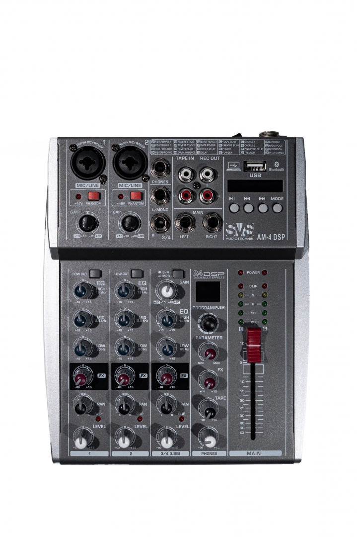 SVS Audiotechnik mixers AM-4 DSP Аналоговый микшерный пульт, 4-канала в Качканаре