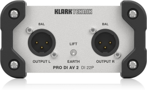 Klark Teknik DI 22P пассивный стерео директ-бокс в Качканаре
